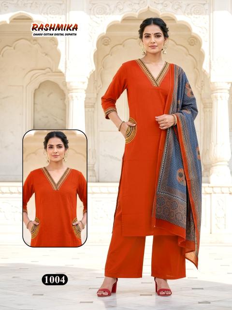 Desi kudi rashmika wholesale raw silk full length kurti